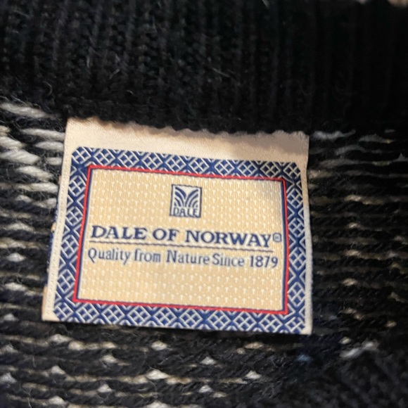 Vintage Dale Of Norway Sweater Pullover 100% Wool Knit Sz XL Unisex Dale Classic - Picture 9 of 13